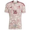 Officiële Voetbalshirt Mexico H.HERRERA 16 Uit WK 2022 - Heren